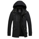 New Men's Jacket Fleece-lined Warm - Image 4