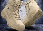 Breathable High Top Outdoor Hiking Tactical Boots Desert Boots - Image 4