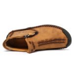 Men Ankle Boots Zipper Outdoor Hiking Shoes - Image 5