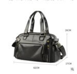 The new PU leather bag bag shoulder messenger bag bag handbag bulk bag tide - Image 4