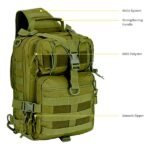 15L Unisex Medium Sling Shoulder Bag MOLLE Outdoor Daypack Backpack - Image 2
