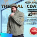 Outdoor Sports Fleece-Lined Hooded Insulated Polar Fleece Jacket