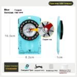 Outdoor Multifunctional Compass Compass Acrylic - Image 7