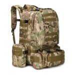 Outdoor Mountaineering Travel Bag 50L Camouflage Backpack - Image 5