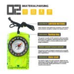 Outdoor Multifunctional Compass Compass Acrylic - Image 2