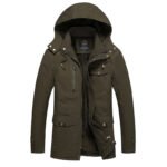New Men's Jacket Fleece-lined Warm - Image 5
