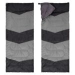 Lightweight Sleeping Bag For Backpacking, Hiking, Waterproof Compact Envelope Sleeping Bag For Cold & Warm Weather, Gray - Image 2