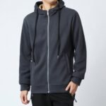 Men's Outdoor Fleece Coat Hooded Polar Fleece Jacket