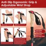 2Pcs Walking Sticks Collapsible Hiking Poles Folding Aluminum Trekking Poles Adjustable Hiking Sticks With EVA Foam Grips For Backpacking Hiking Mountain Climbing - Image 5