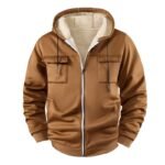 Sports Hooded Fleece-lined Jacket - Image 5