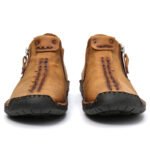 Men Ankle Boots Zipper Outdoor Hiking Shoes - Image 4